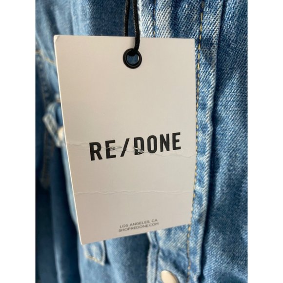 $290 NWT RE/DONE VINTAGE 50s WESTERN SHIRT SZ SMALL - Picture 5 of 9